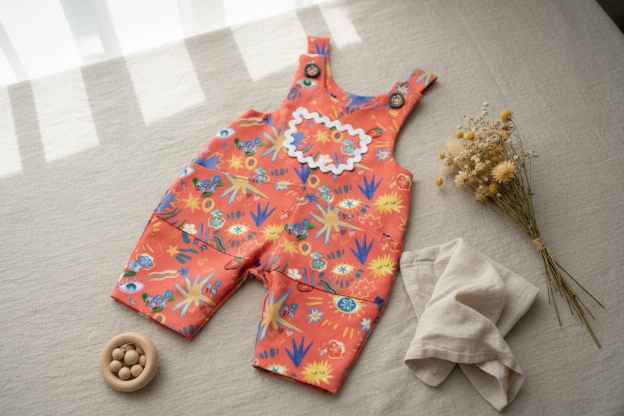 Lilleloom Baby Romper Flat Lay