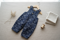 Lilleloom Indigo Overalls Flat Lay